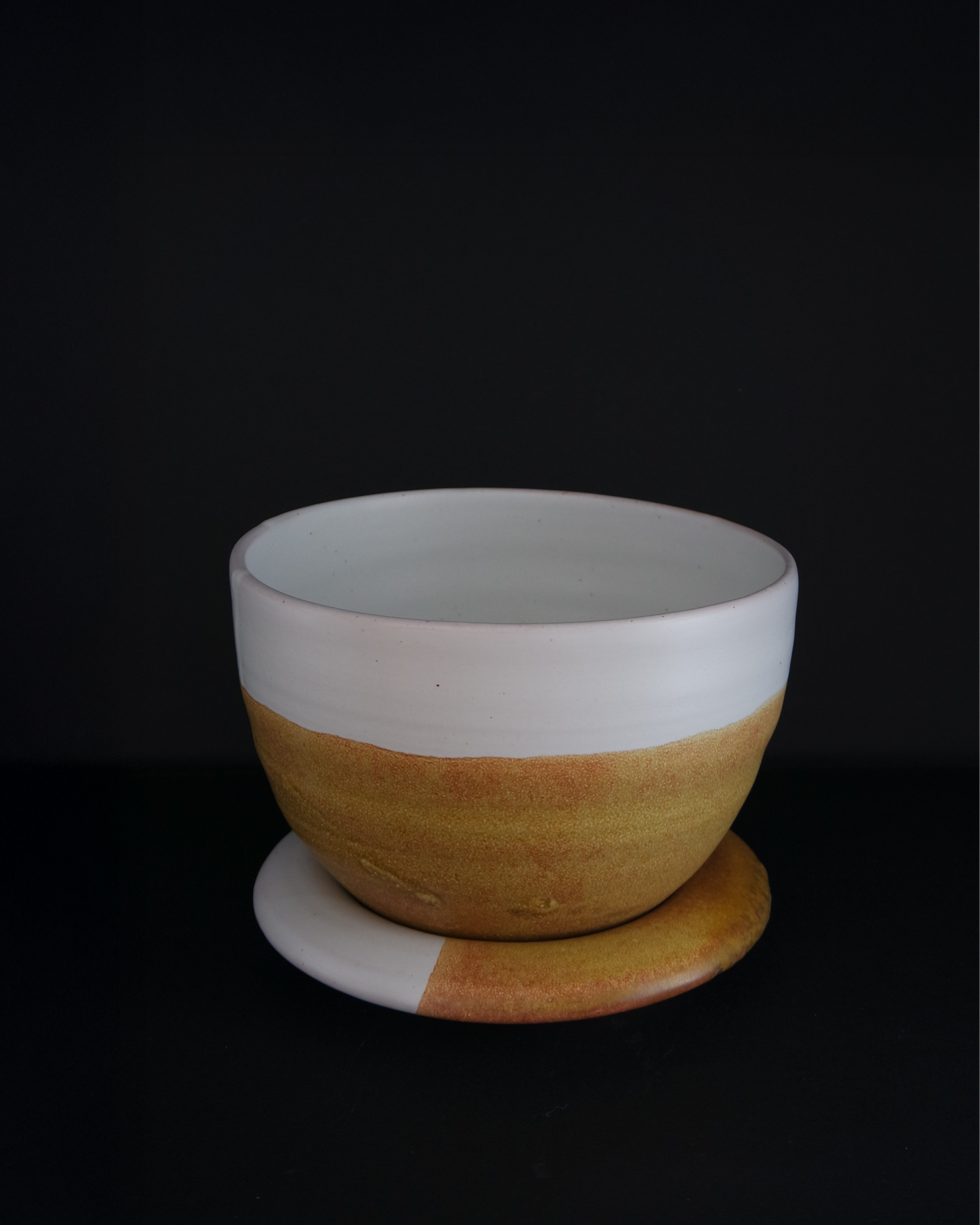 ONDO Handmade one-of-a-kind bowl + plate set
