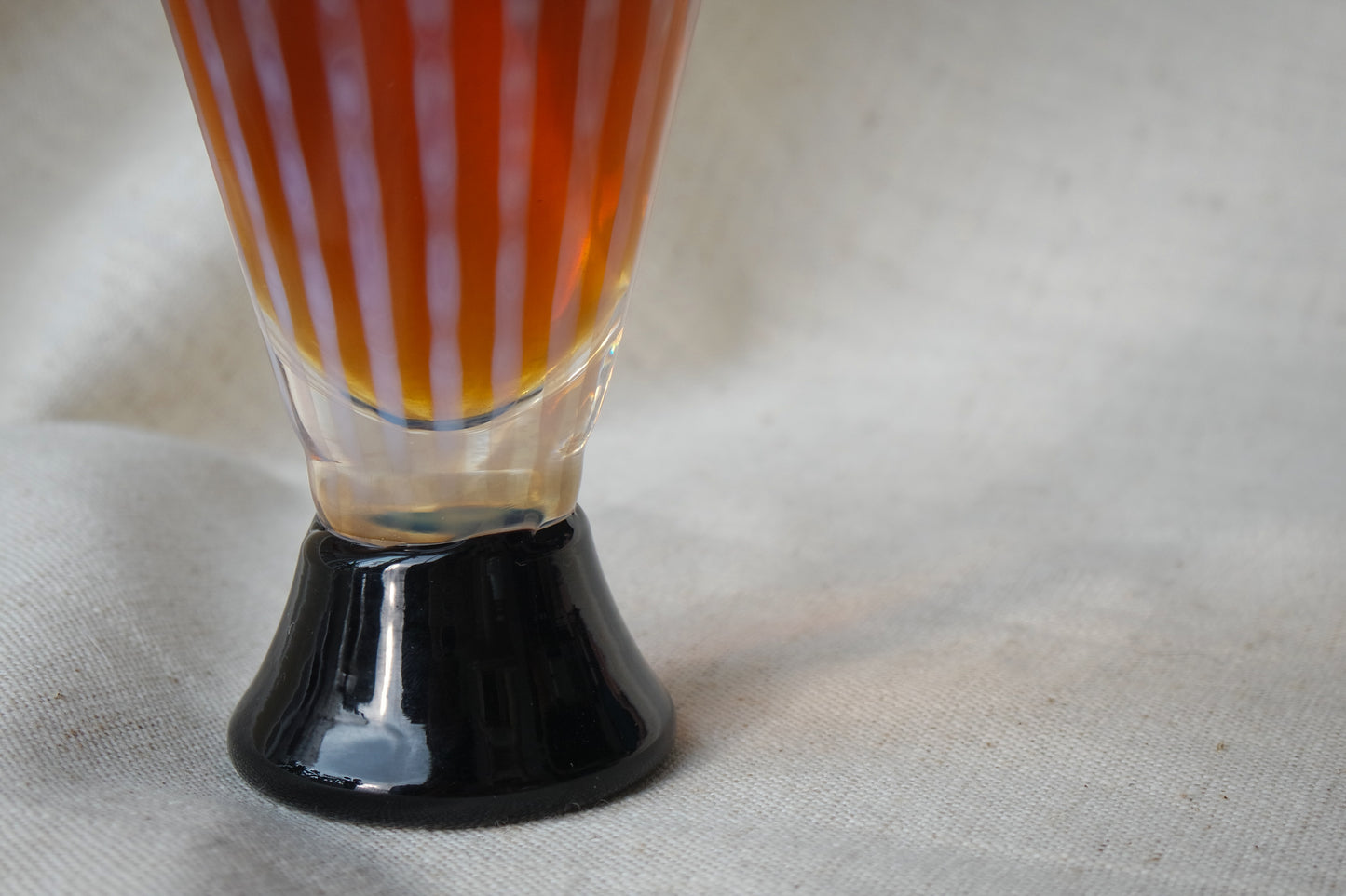 Hirota Glass Taisho Roman Stripe Stem Glass