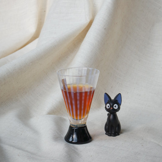 Hirota Glass Taisho Roman Stripe Stem Glass
