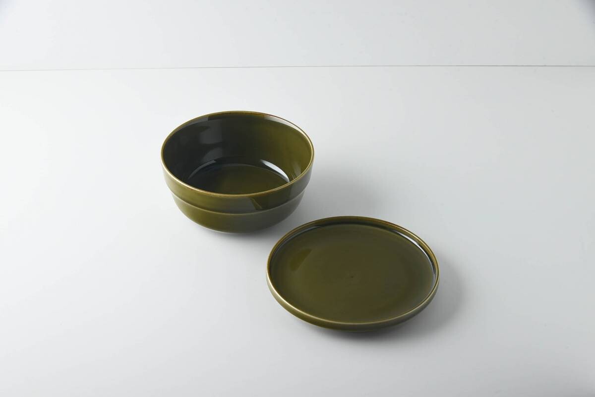 Tripware Recycled Bowl + Lid Set - Green